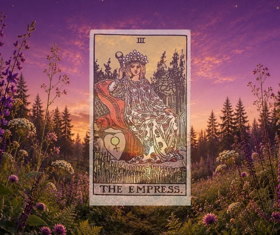 Keisrinna tarokaart / The Empress tarot card – Kuutaro